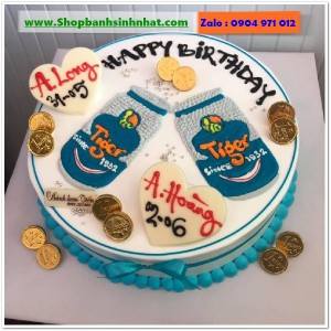 Bánh Sinh Nhật Hình Lon Bia Chai Rượu - LK64